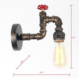 Moderne moderne rustik Lodge Country Retro maleri funktion til Mini Style Downlight Væglamper Væglampe