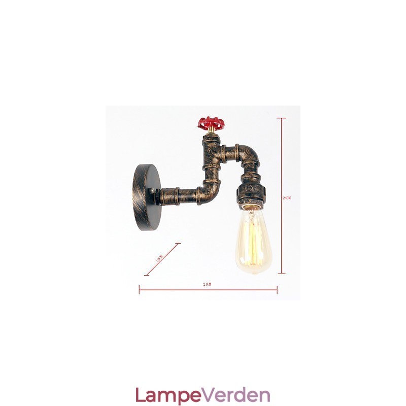 Moderne moderne rustik Lodge Country Retro maleri funktion til Mini Style Downlight Væglamper Væglampe