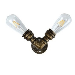 Væglampe Væglamper Vægjern Væglampe Stum Sort Lyssværd Lampe På Væg