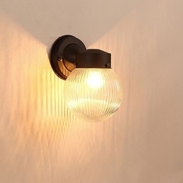 Moderne moderne sort oxid-finish-funktion til Mini Style Ambient Light Wall Sconces Wall Light