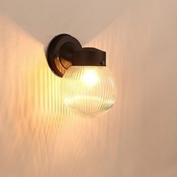 Moderne moderne sort oxid-finish-funktion til Mini Style Ambient Light Wall Sconces Wall Light