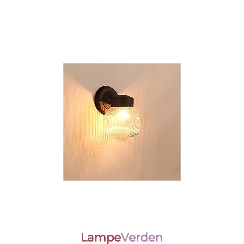 Moderne moderne sort oxid-finish-funktion til Mini Style Ambient Light Wall Sconces Wall Light