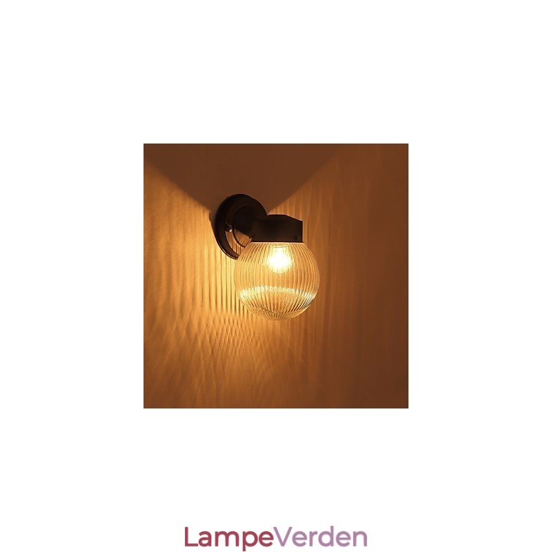 Moderne moderne sort oxid-finish-funktion til Mini Style Ambient Light Wall Sconces Wall Light