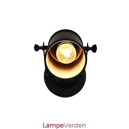 Malet stål Væglampe Stum Sort Amerikansk Kaffe Dekoration Retro Væglampe Lyssværd Lampe På Væg Malet stål Væglampe Stum Sort Amerikansk Kaffe Dekoration Retro Væglampe Lyssværd Lampe På Væg