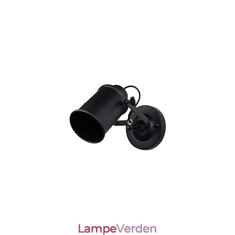 Malet stål Væglampe Stum Sort Amerikansk Kaffe Dekoration Retro Væglampe Lyssværd Lampe På Væg