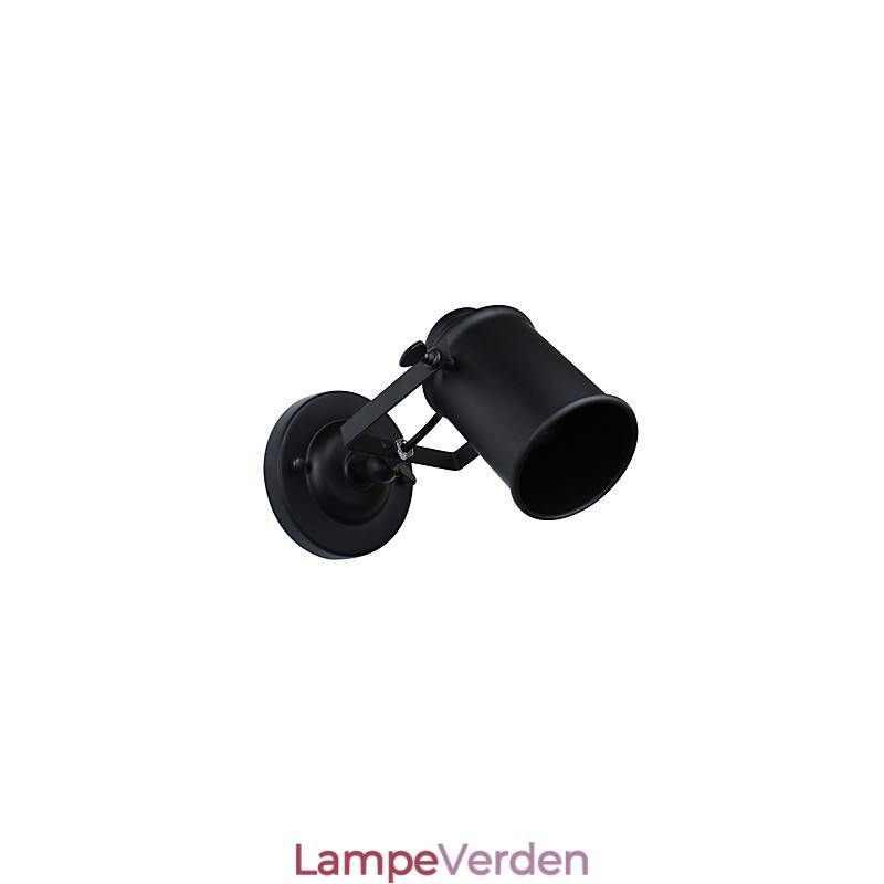 Malet stål Væglampe Stum Sort Amerikansk Kaffe Dekoration Retro Væglampe Lyssværd Lampe På Væg