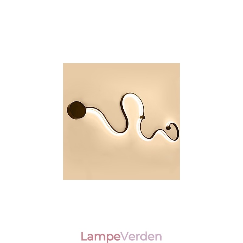 Væglamper Moderne Moderne Maleri Feature Aluminium Væglampe til Sengeværelse Trappe Stue Lampe