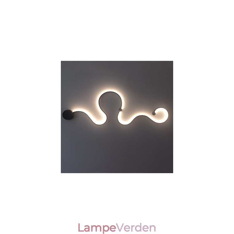 Væglamper Moderne Moderne Maleri Feature Aluminium Væglampe til Sengeværelse Trappe Stue Lampe