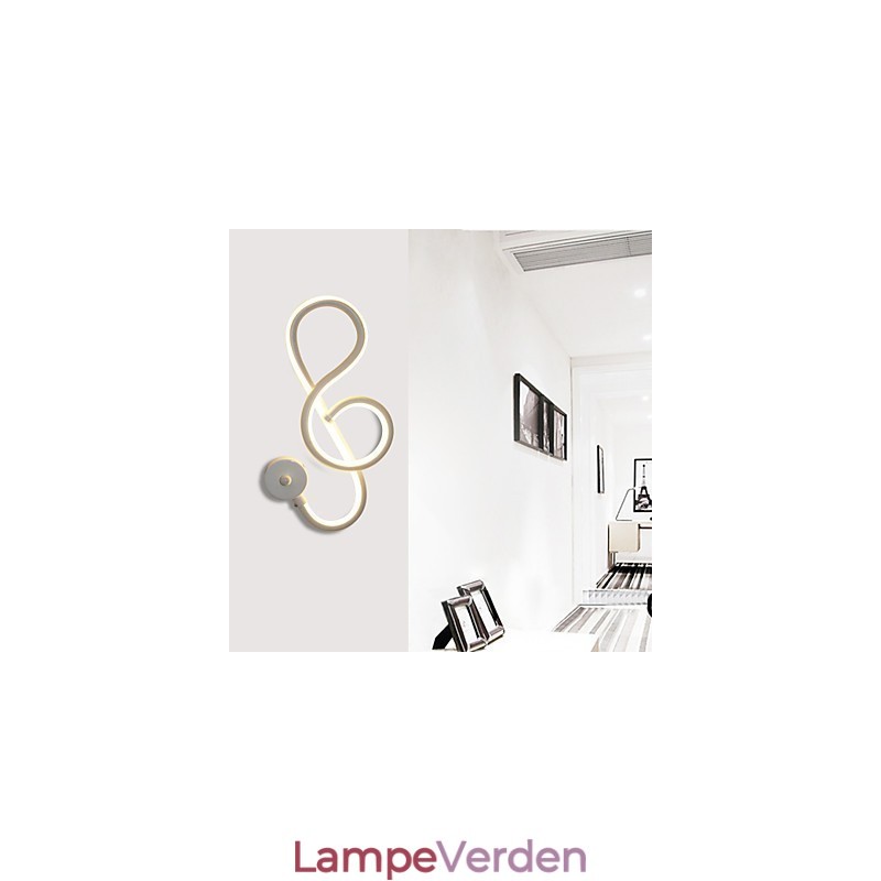 Enkel Moderne Kreativ Lysstang Væggang Indlejret Lampe Korridor Lys Soveværelse Sengelampe Aluminiumslampe