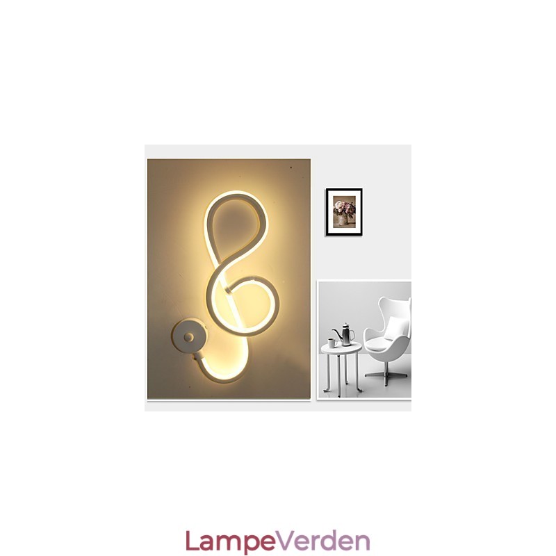 Enkel Moderne Kreativ Lysstang Væggang Indlejret Lampe Korridor Lys Soveværelse Sengelampe Aluminiumslampe