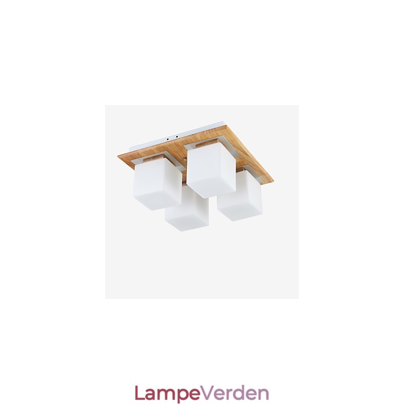 Flush Mount Mini Style Modern Contemporary Wood Bamboo