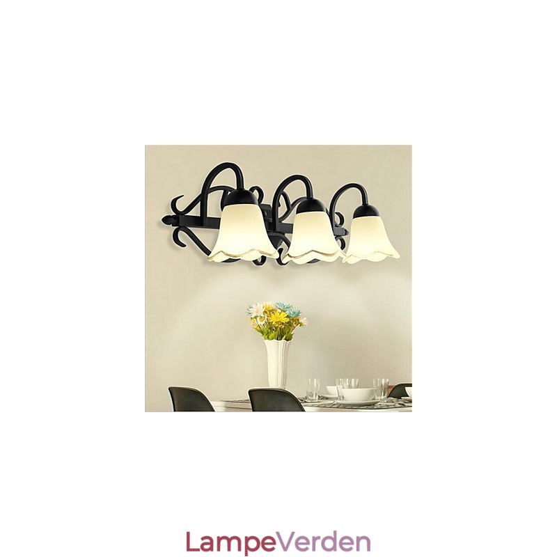 Country Retro maleri funktion til øjenbeskyttelse Ambient Light Væglamper Væglampe