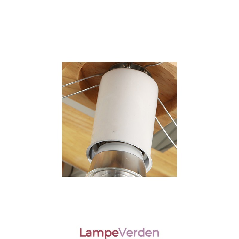 Flush Mount Mini Style Modern Contemporary Wood Bamboo