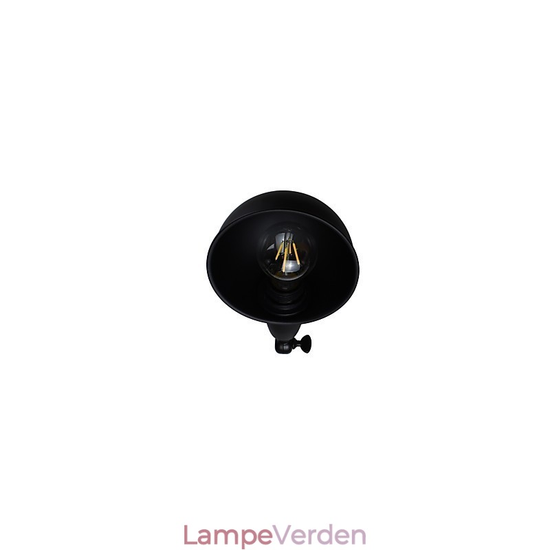 Malet stål Væglampe Stum Sort Amerikansk Kaffe Dekoration Retro Væglampe Lyssværd Lampe På Væg