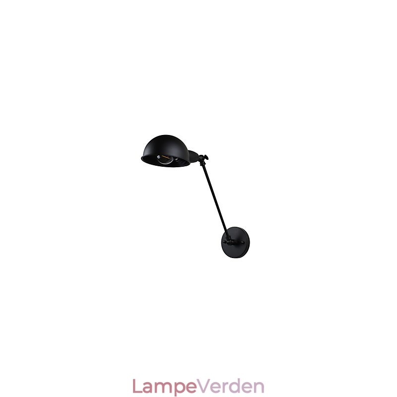 Malet stål Væglampe Stum Sort Amerikansk Kaffe Dekoration Retro Væglampe Lyssværd Lampe På Væg
