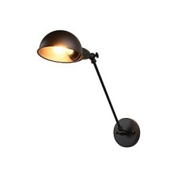 Malet stål Væglampe Stum Sort Amerikansk Kaffe Dekoration Retro Væglampe Lyssværd Lampe På Væg
