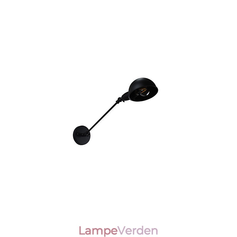 Malet stål Væglampe Stum Sort Amerikansk Kaffe Dekoration Retro Væglampe Lyssværd Lampe På Væg