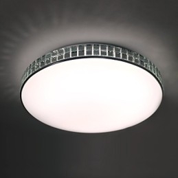 Moderne Loftslys Flush Mount Akryl Metal Maleri 90 265V Lys
