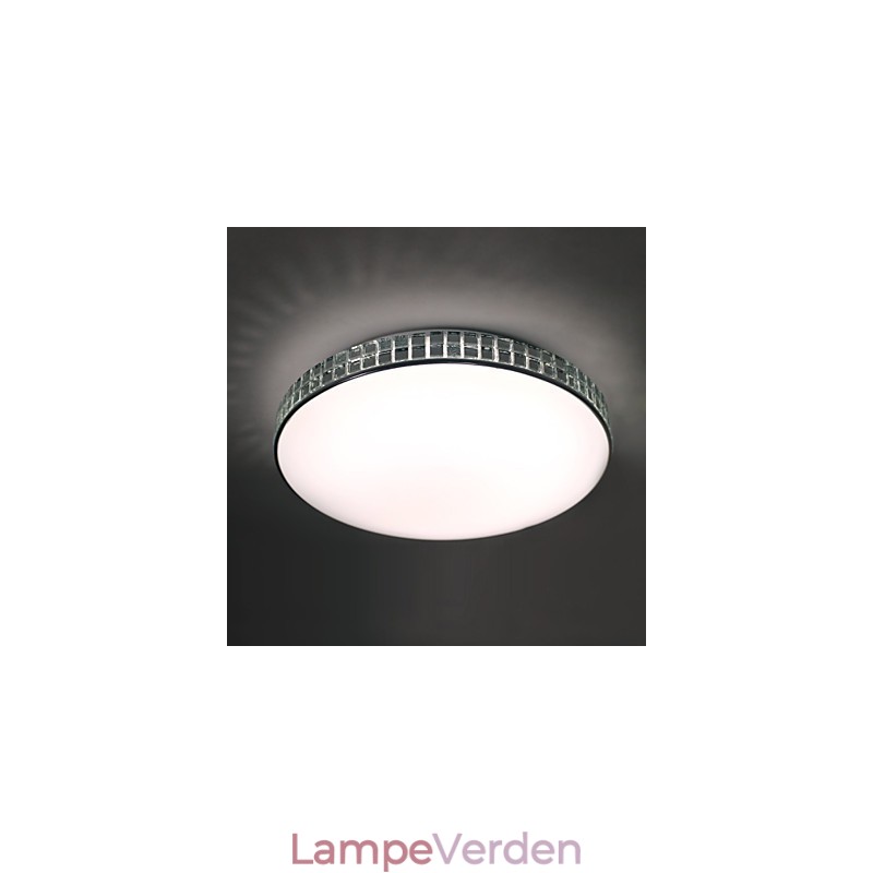 Moderne Loftslys Flush Mount Akryl Metal Maleri 90 265V Lys