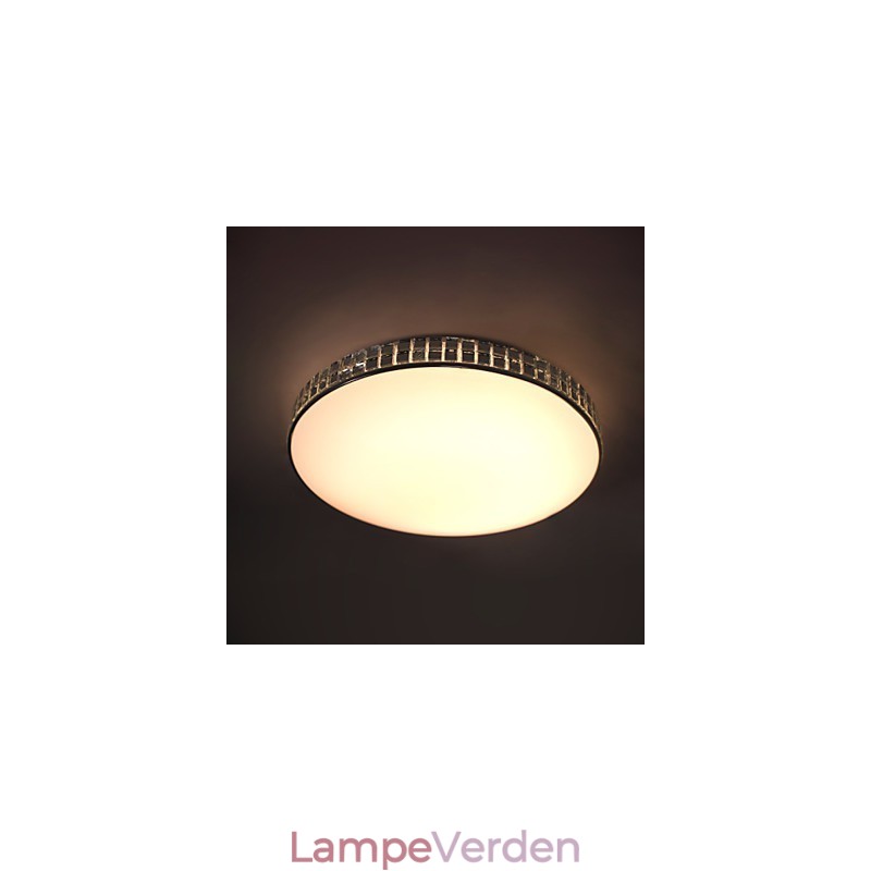 Moderne Loftslys Flush Mount Akryl Metal Maleri 90 265V Lys