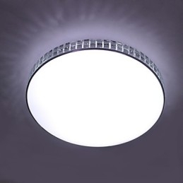 Moderne Loftslys Flush Mount Akryl Metal Maleri 90 265V Lys
