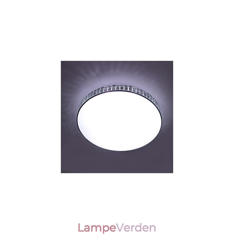 Moderne Loftslys Flush Mount Akryl Metal Maleri 90 265V Lys
