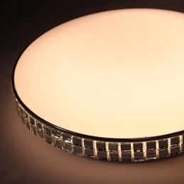 Moderne Loftslys Flush Mount Akryl Metal Maleri 90 265V Lys