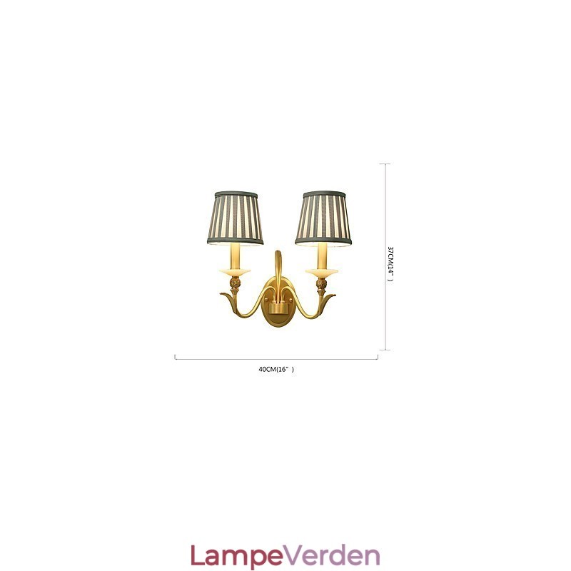Enkel Country Traditionel Klassisk Messing Funktion til Mini Style Uplight Væglamper Væglampe