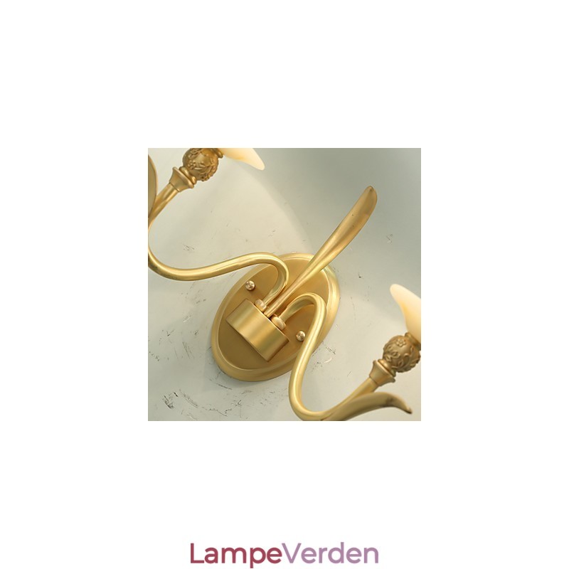 Enkel Country Traditionel Klassisk Messing Funktion til Mini Style Uplight Væglamper Væglampe