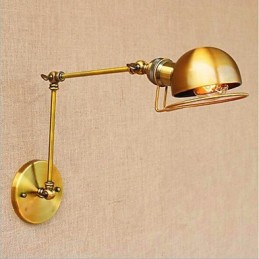 Vintage Country Painting Funktion til Mini Style Swing Arm Øjenbeskyttelse Ambient Light Swing Arm LightsWall