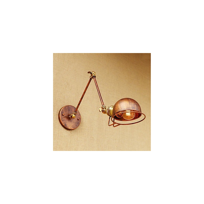 Vintage Country Painting Funktion til Mini Style Swing Arm Øjenbeskyttelse Ambient Light Swing Arm LightsWall