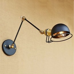 Vintage Country Painting Funktion til Mini Style Swing Arm Øjenbeskyttelse Ambient Light Swing Arm LightsWall
