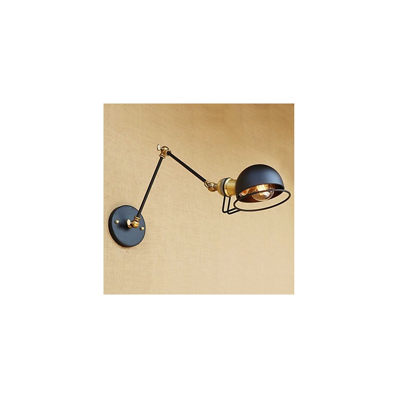 Vintage Country Painting Funktion til Mini Style Swing Arm Øjenbeskyttelse Ambient Light Swing Arm LightsWall