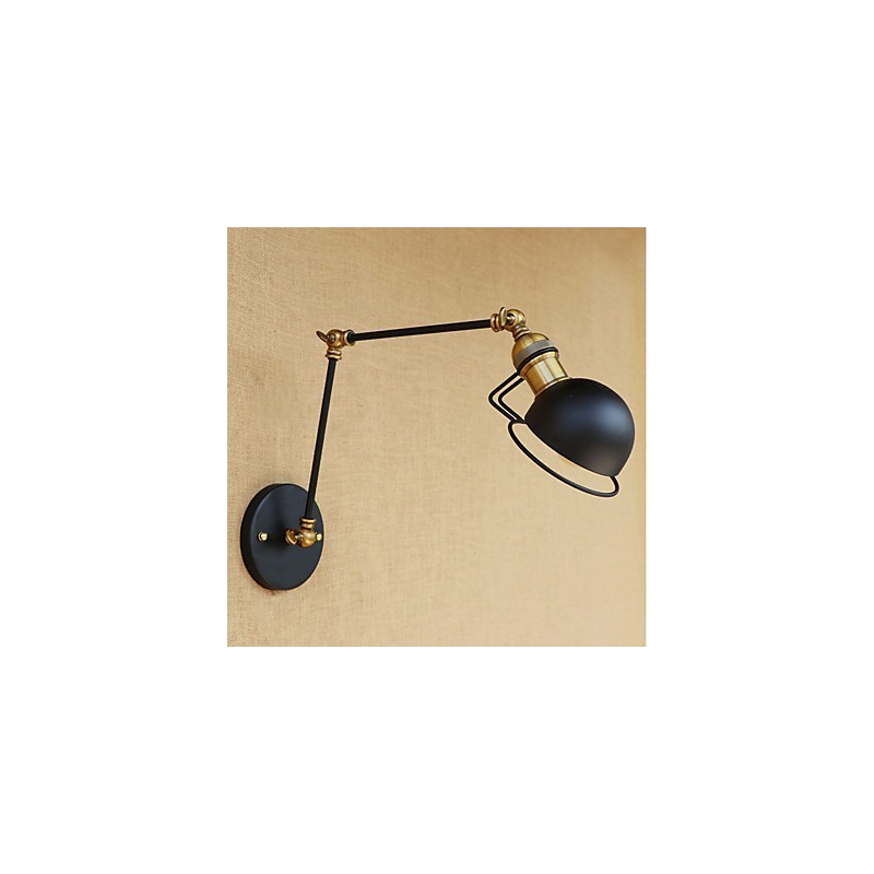 Vintage Country Painting Funktion til Mini Style Swing Arm Øjenbeskyttelse Ambient Light Swing Arm LightsWall