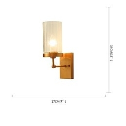 Traditionel klassisk country messing funktion til Mini Style Uplight Wall Sconces Wall Light