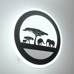 Akryl Rund Soveværelse Bedside Væglampe Originalitet Moderne Gang Lampe Indgangslampe