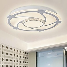 Moderne moderne metal flush Mount