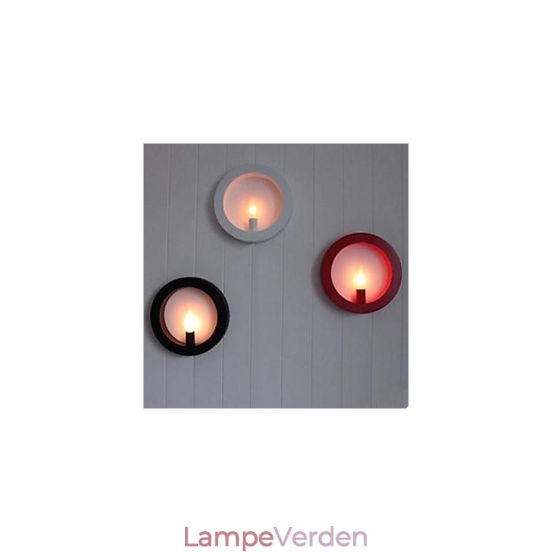 Ny Iron Art Væglampe Engros Rund Stue Sofa Baggrund Væglampe