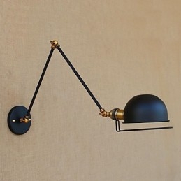 Simpel vintage landmalerifunktion til Mini Style Swing Arm Øjenbeskyttelse Ambient Light Wall Sconces