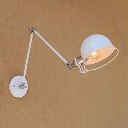 Simpel vintage landmalerifunktion til Mini Style Swing Arm Øjenbeskyttelse Ambient Light Wall Sconces