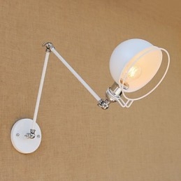 Simpel vintage landmalerifunktion til Mini Style Swing Arm Øjenbeskyttelse Ambient Light Wall Sconces