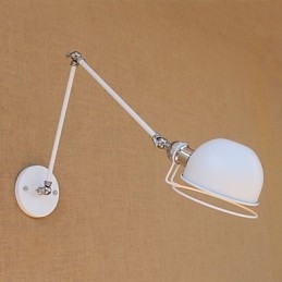 Simpel vintage landmalerifunktion til Mini Style Swing Arm Øjenbeskyttelse Ambient Light Wall Sconces