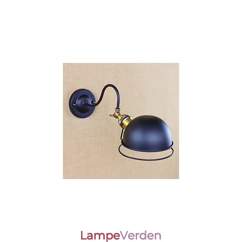 Enkel Country Retro Painting Funktion til Mini Style Øjenbeskyttelse Downlight Wall Sconces