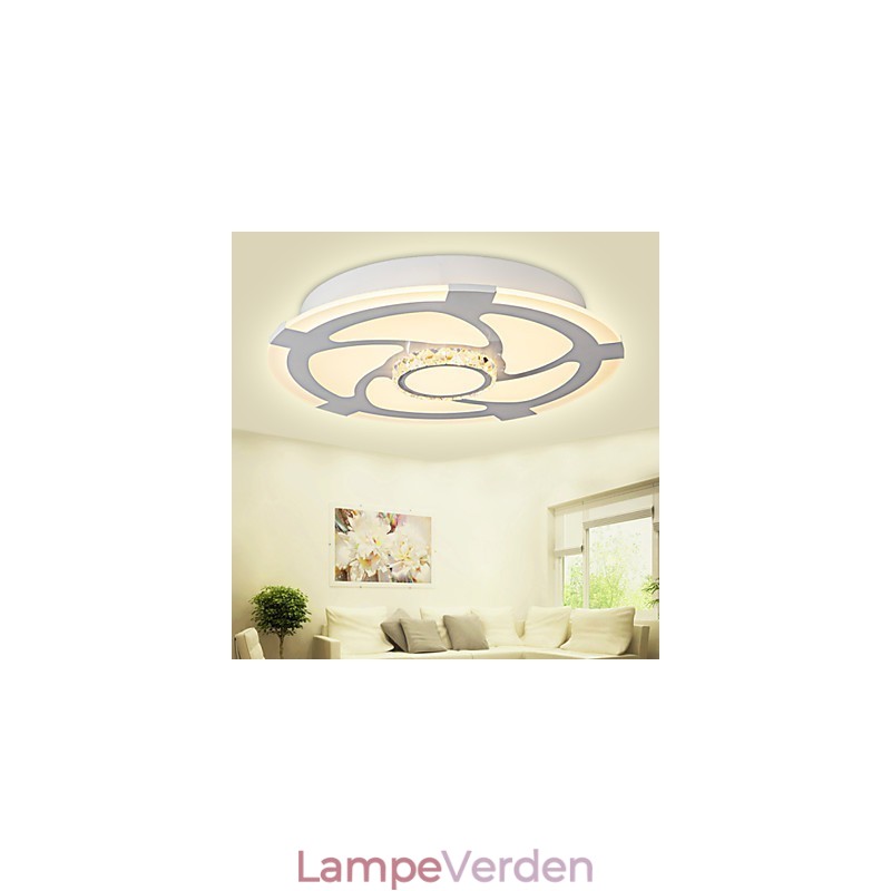 Moderne moderne metal flush Mount
