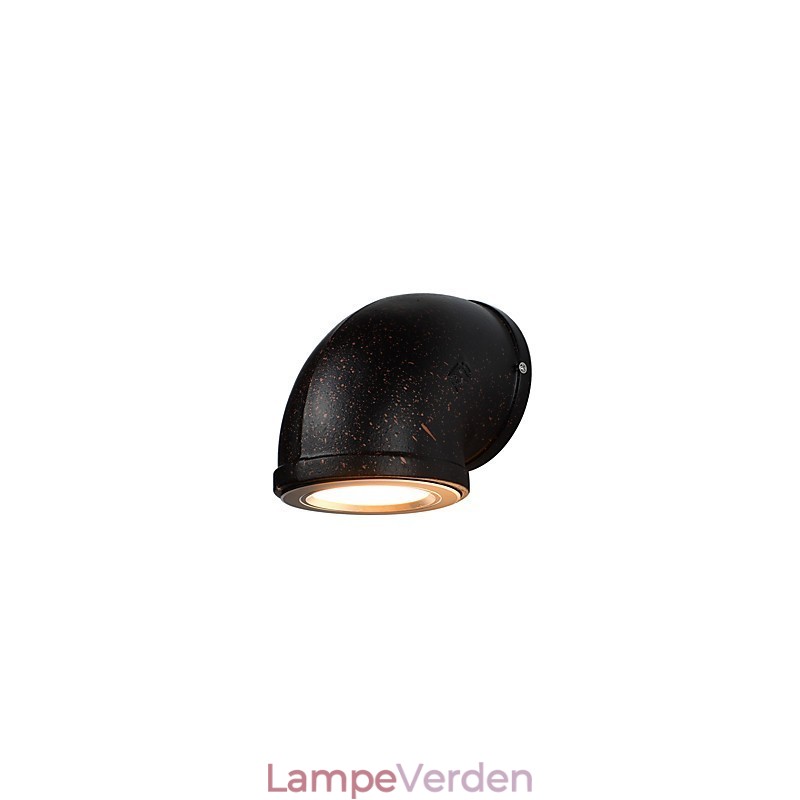 Væglampe Væglamper Vægjern Væglampe Stum Sort Lyssværd Lampe På Væg