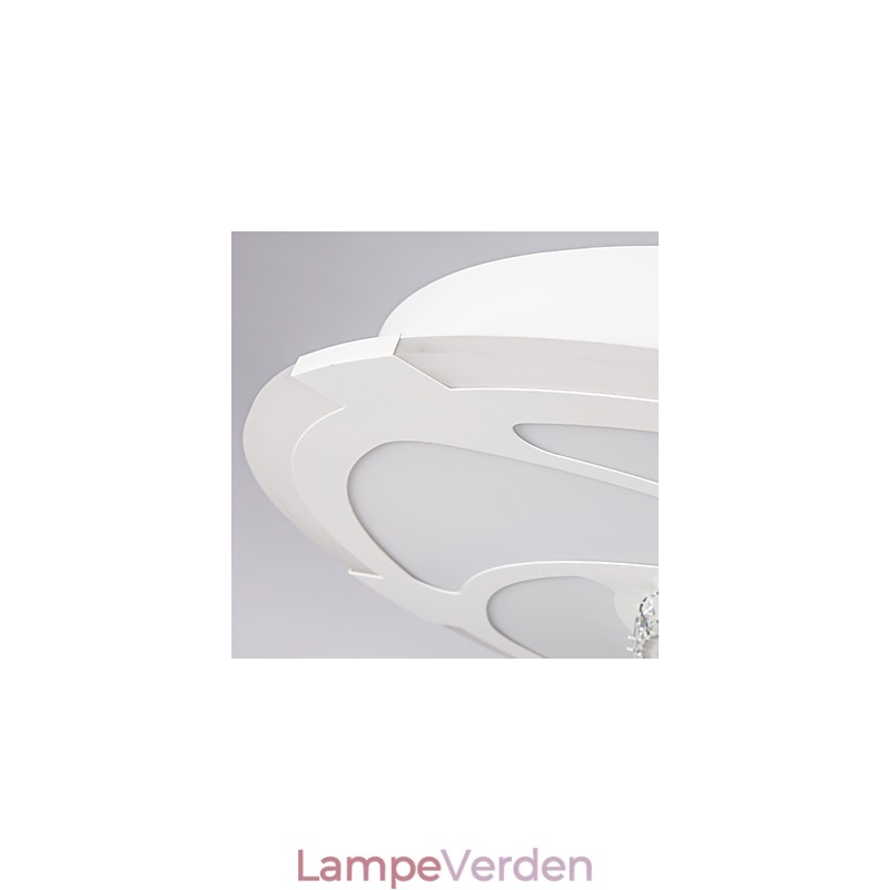 Moderne moderne metal flush Mount