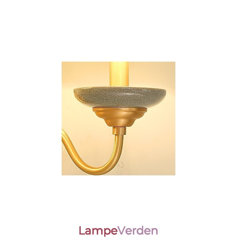 Enkel Country Traditionel Klassisk Messing Funktion til Mini Style Uplight Væglamper Væglampe