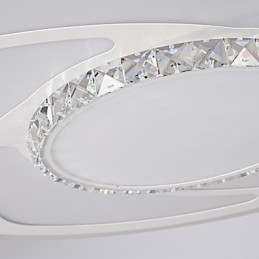 Moderne moderne metal flush Mount