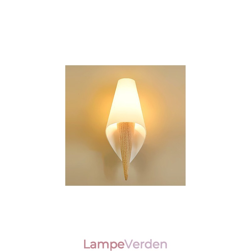 Enkel landfunktion til øjenbeskyttelse Omgivende lys Væglamper Væglampe Varm europæisk stil soveværelsesvæglampe