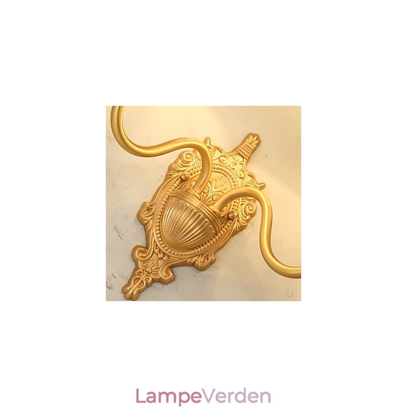 Enkel Country Traditionel Klassisk Messing Funktion til Mini Style Uplight Væglamper Væglampe Pu
